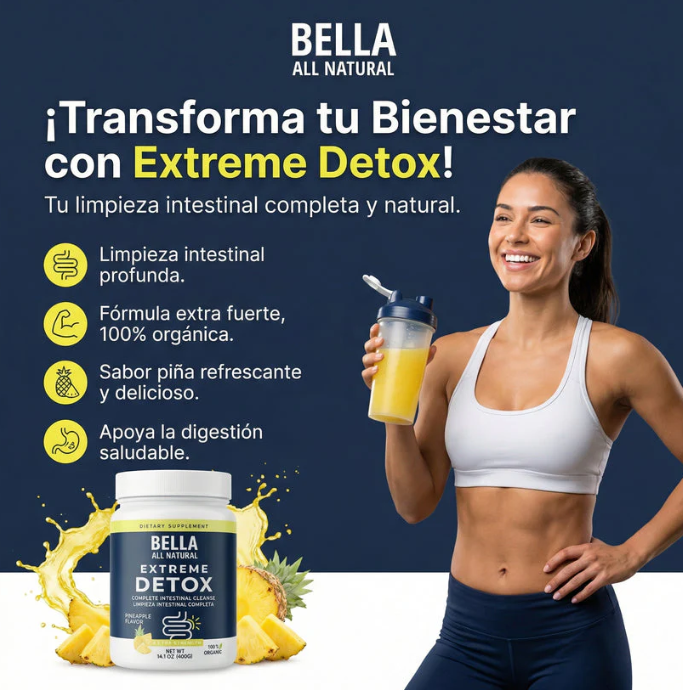 Bella All Natural Detox | Fórmula Natural para el Equilibrio Digestivo